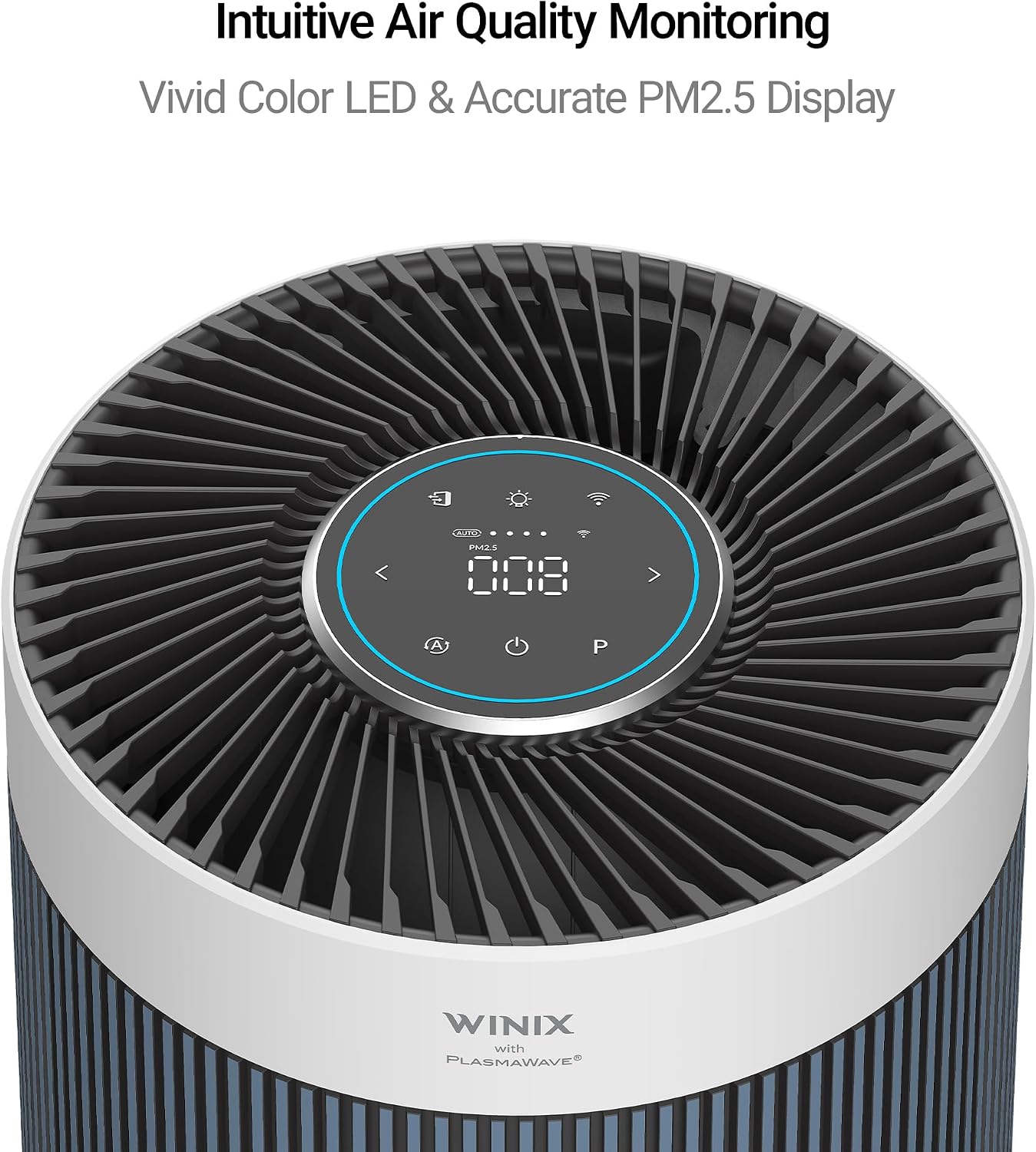 WINIX T830 Air Purifier for Home Extra Large Room Up to 1968 Ft² in 1 Hr With Smart Wi-Fi, Air Quality Monitor, True HEPA, Carbon Filter and Auto Mode, Captures Pet Allergies, Smoke, Dust