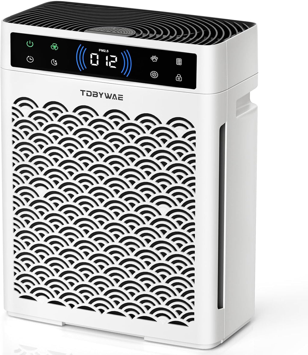Air Purifiers for Home, Large Room up to 3000 Ft², HEPA Air Purifier for Home Pets with Filter, Air Quality Sensor, Timer, Air Cleaner for Bedroom, Dorm Room, Pet Hair, Office