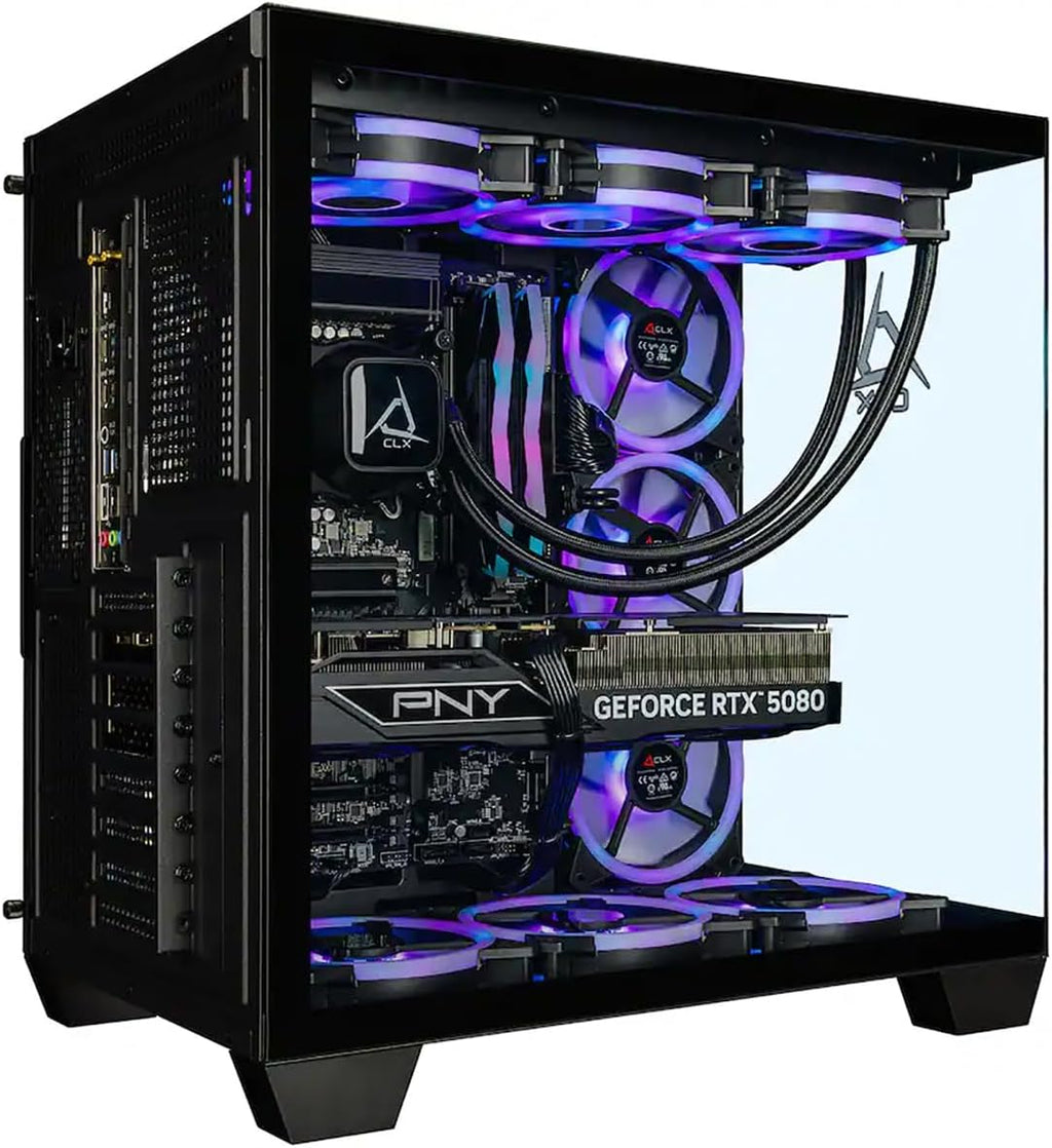 CLX Set Gaming PC - Intel Core Ultra 9 285K 3.7GHz, GeForce RTX 5080, 2TB NVMe M.2 SSD, 32GB DDR5 RGB Memory, 360mm AIO, WiFi, Windows 11 Home, AI Ready