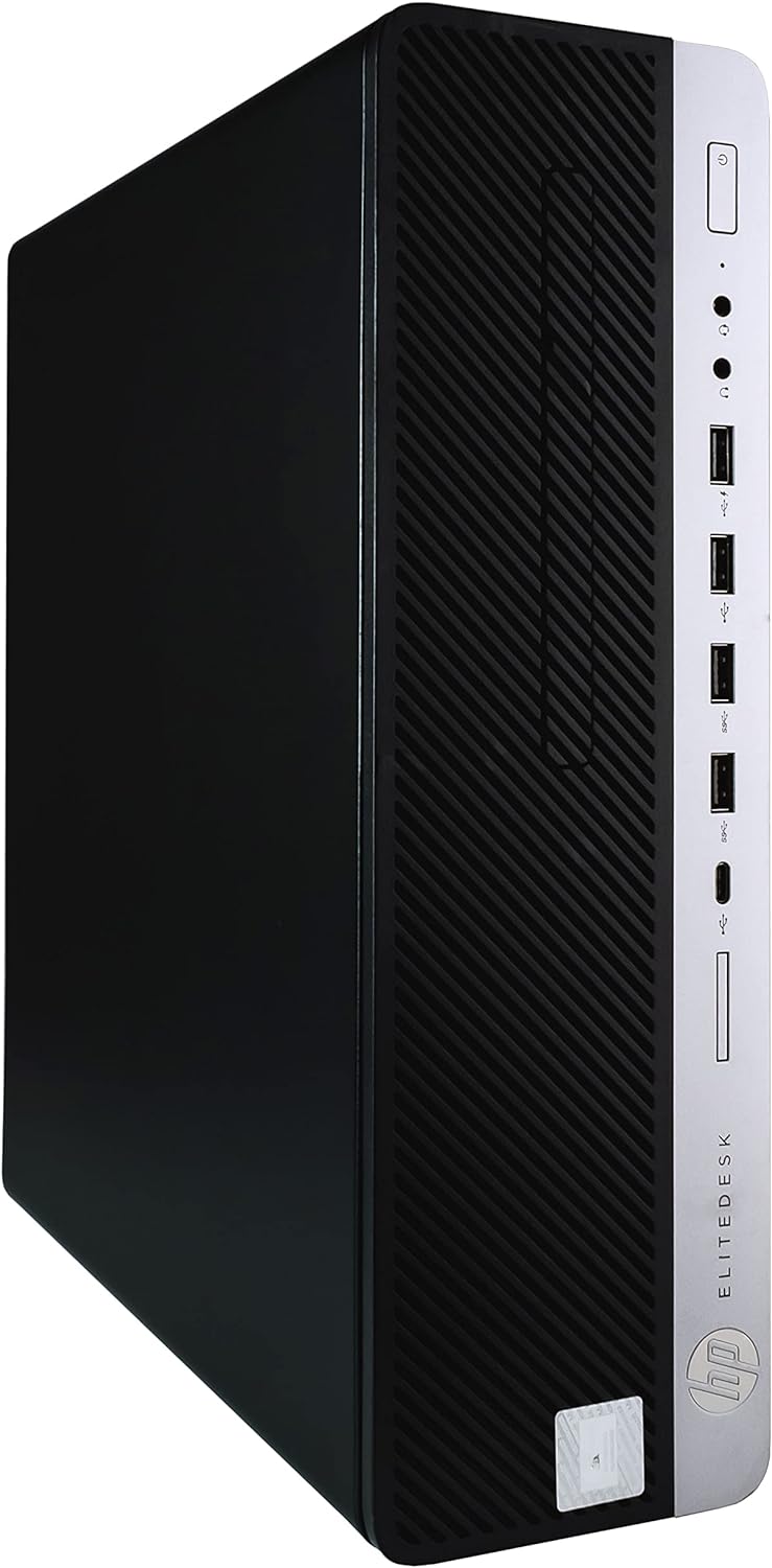 HP Prebuilt Gaming Desktop PC Intel i5 + Radeon RX550 4GB GPU 1080p Gaming PC 16GB DDR4 RAM 500GB SSD Wi-Fi 5G + Bluetooth Windows 11 Pro 24in LCD Monitor (Renewed)