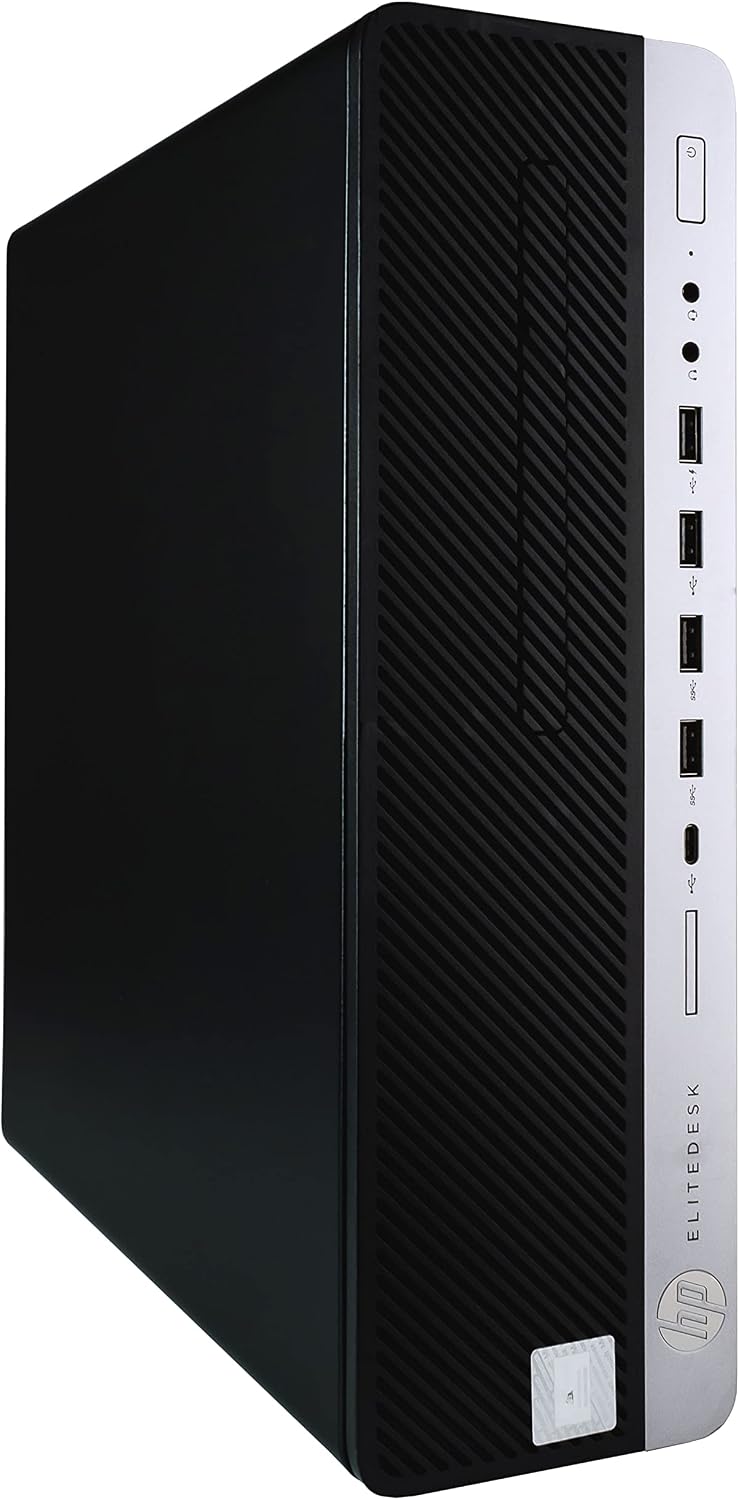 HP Prebuilt Gaming Desktop PC Intel i5 + Radeon RX550 4GB GPU 1080p Gaming PC 16GB DDR4 RAM 500GB SSD Wi-Fi 5G + Bluetooth Windows 11 Pro 24in LCD Monitor (Renewed)