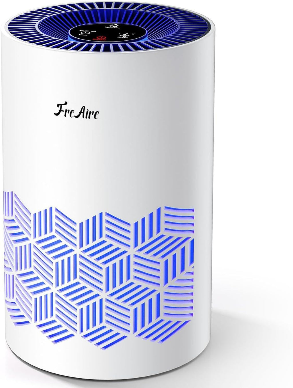 FreAire Air Purifiers for Bedroom, Air Purifiers for Home with Ambient Lights, Air Cleaner for Smoke Dust Pollen and Pet Dander for Home/Pets/Bedroom