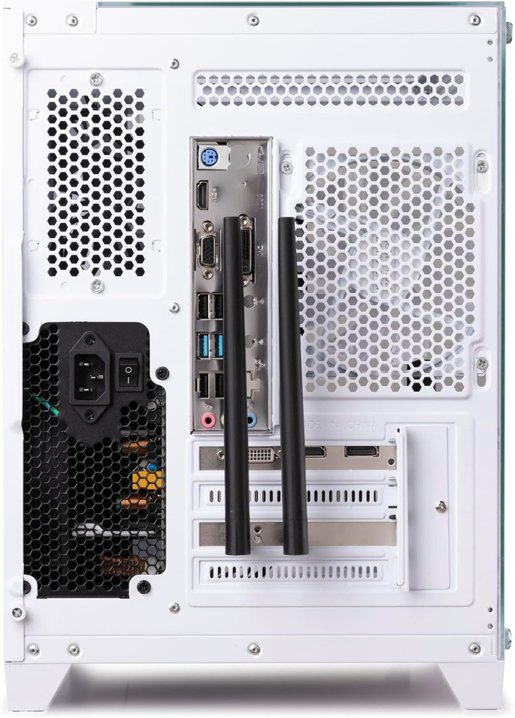 Gaming PC Desktop Computer,Intel Core i7 Desktop,Operating at A Frequency of 3.4GHz,GTX1660Super Graphics Card with 6GB GDDR6 Video Memory,16GB RAM, 512GB SSD,WiFi 5.0,RGB Fan x4,White