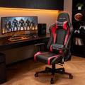 GTPLAYER Gaming Chair with Bluetooth Speakers, RED