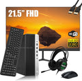 HP ProDesk 600 G3 SFF Desktop Computer with 21.5' FHD Monitor, RGB Headphones, Core i5-6500 3.2GHz, 16GB DDR4, 256GB SSD, Keyboard & Mouse, Windows 11 Pro (Renewed)