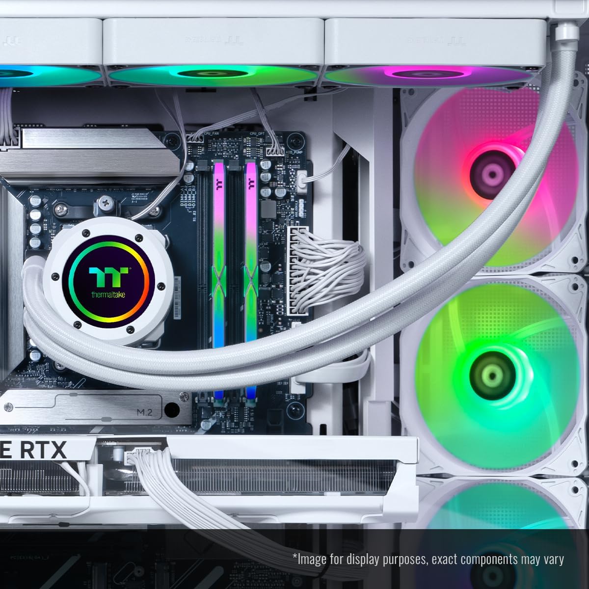 Thermaltake LCGS View 9890S-380XL Gaming Desktop (AMD Ryzen™ 7 9800X3D, 32GB 6000MT/s DDR5 RGB Memory, NVIDIA® GeForce RTX™ 5090, 2TB NVMe M.2, WiFi, Windows 11) VXLS-X870-590-LCS