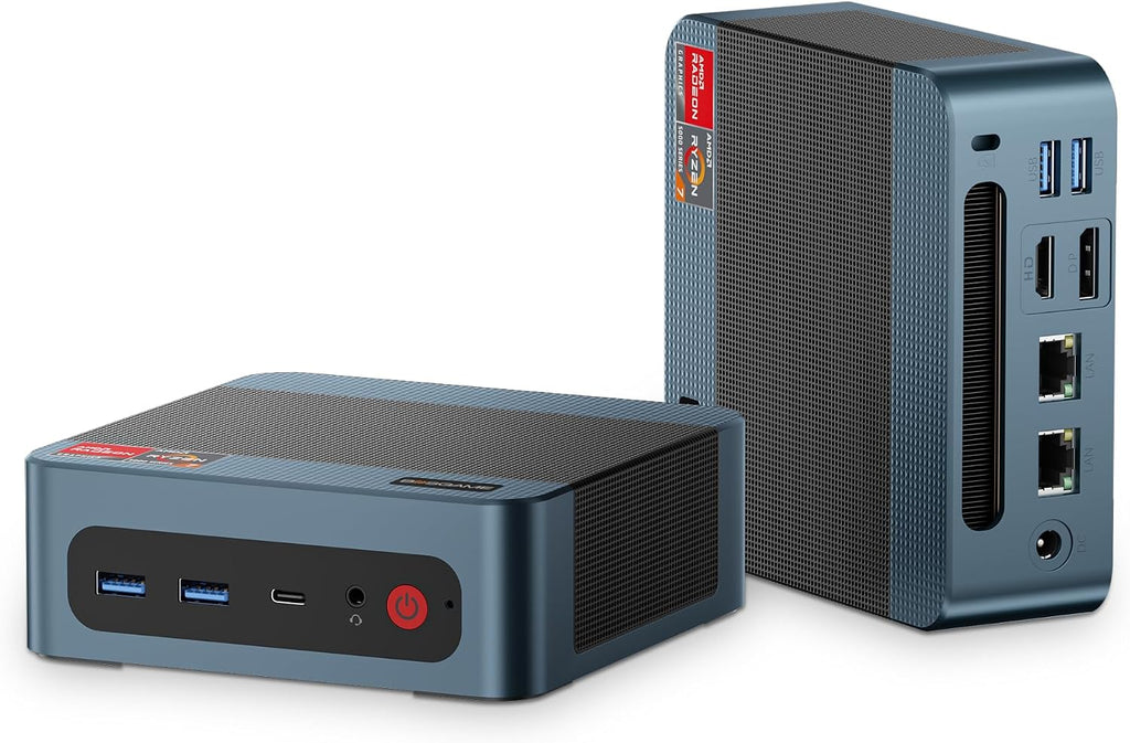 BOSGAME P3 Lite Mini Gaming PC - AMD Ryzen 7 6800H, 32GB DDR5 RAM, 1TB NVMe SSD, Triple Display, Dual 2.5G Ethernet, Wi-Fi 6E/BT 5.2, 11 Pro, Ultra-Compact Desktop Computer