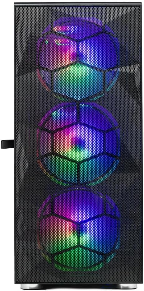 Skytech Gaming Storm Desktop PC, Ryzen 5 5500 3.6 GHz (4.2GHz), AMD RX 9060XT 8GB, 1TB NVMe SSD, 16GB DDR4 RAM 3200, 650W Gold PSU, Wi-Fi, Win 11