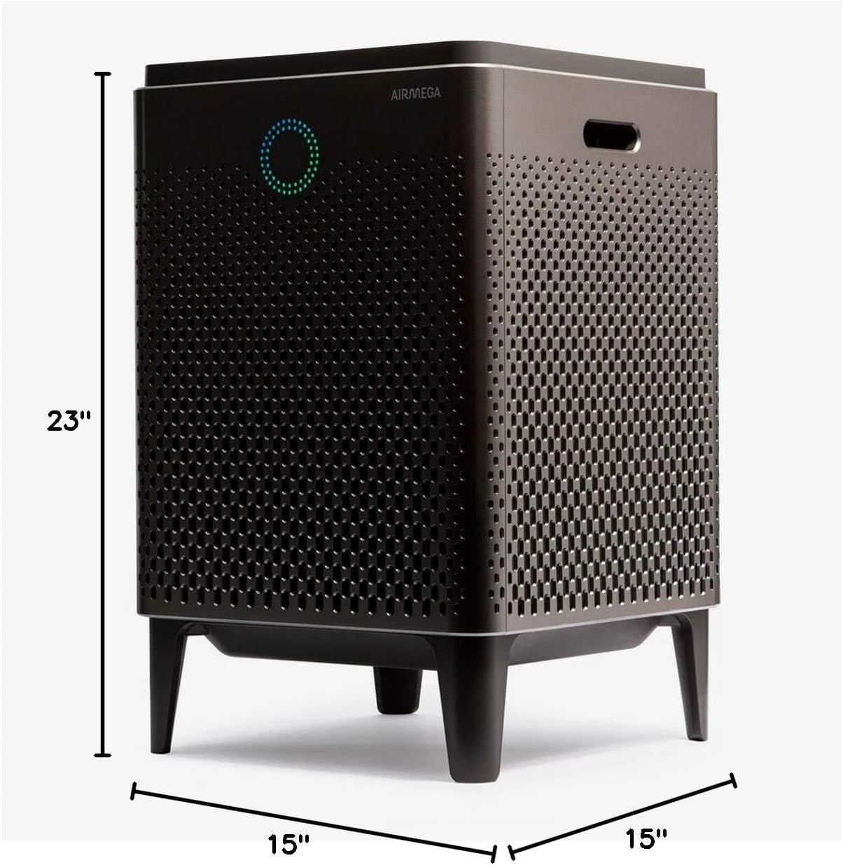 COWAY Air Purifier for Large Room Whole Home Up to 3,120ft², HEPA Filter for Smoke, Allergies, Pet Dander, Odor, App-Enabled, AQI, Smart Mode, Timer, 5yr Warranty, Airmega 400S Graphite