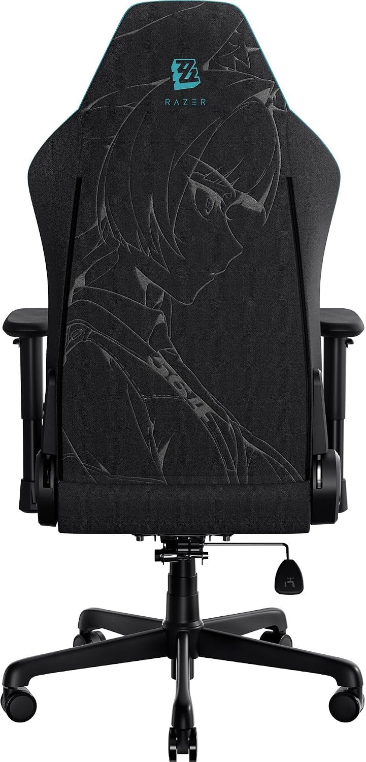 Zenless Zone Zero Gaming Chair, Razer Iskur V2 X Zenless Zone Zero Edition, Lumbar Support for Lumbar Support, Pressure Distributed in Any Sitting Position, High Density Foam Cushion, Reclines Up to