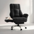 Big and Tall Office Chair, Flip Armrests for Pets & Cross Legged Sitting, Executive Ergonomic Computer Gaming Chair with Foot Rest, Crystal Velvet Wide Seat Reclining Desk Chair