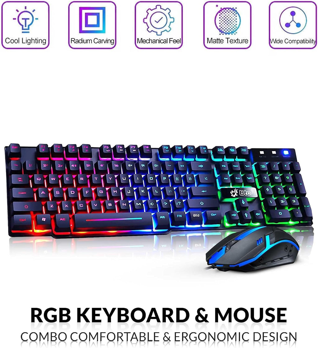 Dell RGB Gaming Desktop Computer - Intel Core i5-6th Gen - 16GB DDR4 RAM - 1TB SSD - New 24' Monitor - GeForce GTX 1050 Ti - RGB Keyboard & Mouse - WiFi - Gaming PC - Windows 11 Pro (Renewed)