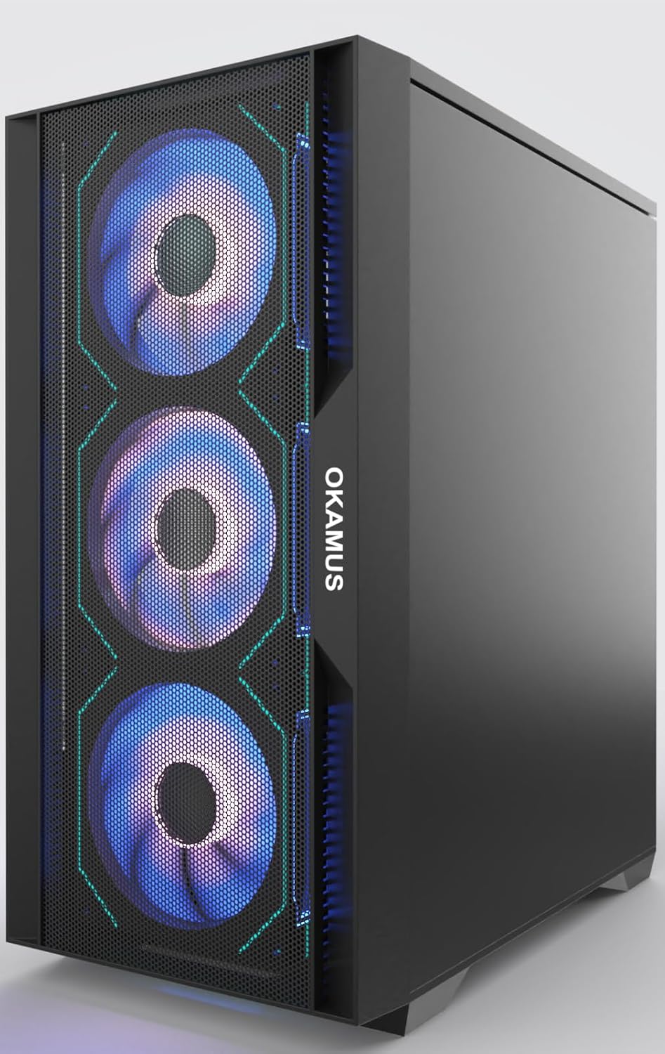 Gaming PC, i7 CPU, GTX 1660 Super 6GB DDR6 Graphics Card, 512 GB M.2, 16 GB RAM Pre-Built Computer, ARGB Fans x 4, Win 11 Home，WiFi 6 + BT 5.3, 550W PSU (GTX 1660S+512GB+16GB)