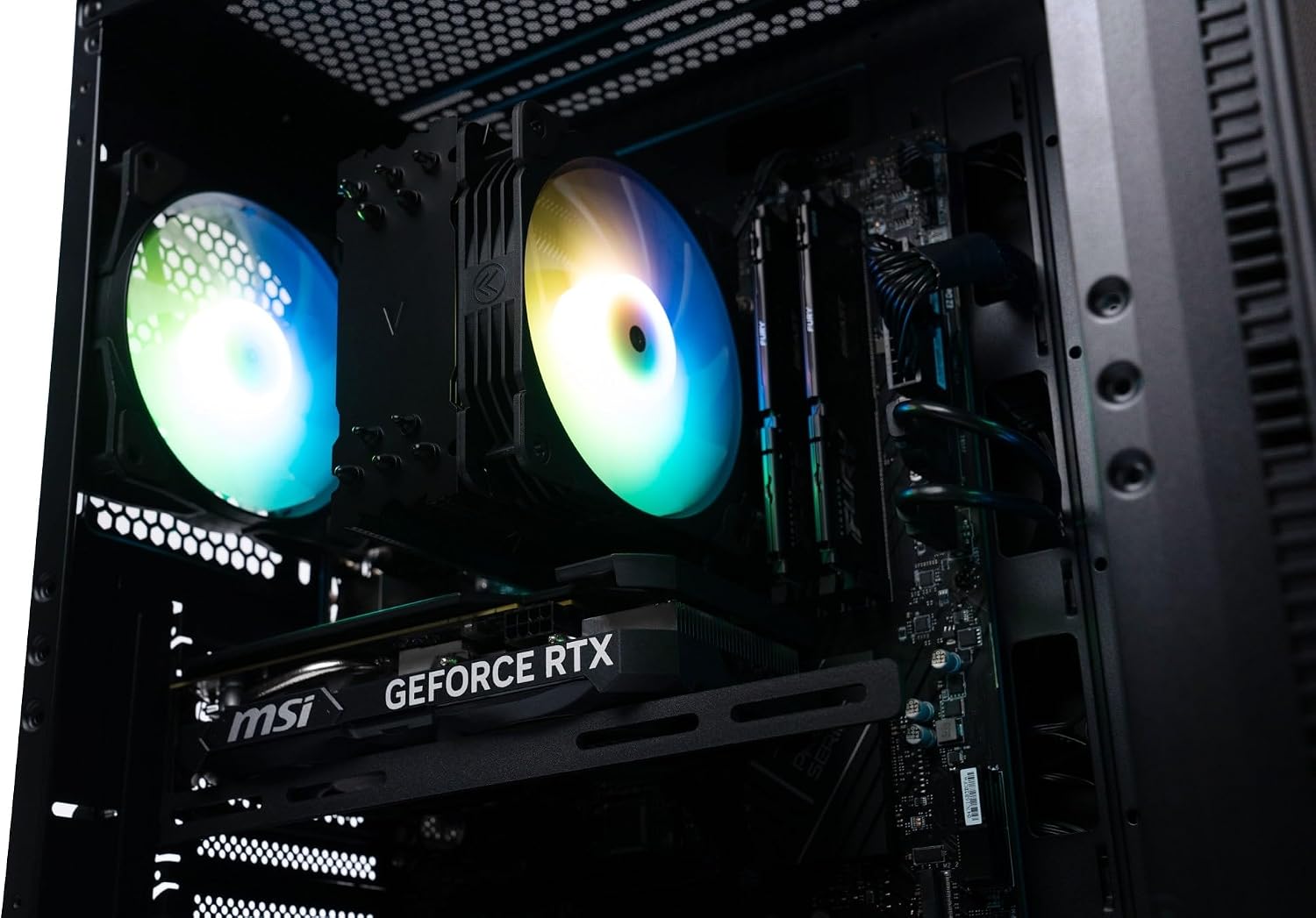 msi Codex Z2 Gaming Desktop: AMD R7-8700F, GeForce RTX 5060, 32GB DDR5, 1TB m.2 NVMe SSD, USB Type-C, VR-Ready, Windows 11 Home : A8NVL-446US