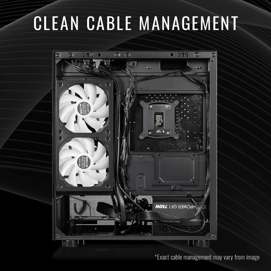 Thermaltake LCGS View u2660T-170 Gaming Desktop (Intel® Core™ Ultra 7 265KF, ToughRam 32GB DDR5 6000MT/s RGB Memory, NVIDIA GeForce® RTX 5060 Ti, 1TB NVMe M.2, WiFi, Windows 11) V17B-B860-56T-LCS
