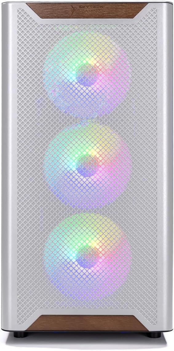 Skytech Gaming Chronos 3 Desktop PC, Ryzen 7 9800X3D 4.7 GHz (5.2 GHz), NVIDIA RTX 5080 16GB, X670 Board, 2TB Gen4 NVMe SSD, 32GB DDR5 RAM 6000 RGB, 850W Gold ATX 3 PSU, 360mm ARGB AIO, Wi-Fi, Win 11