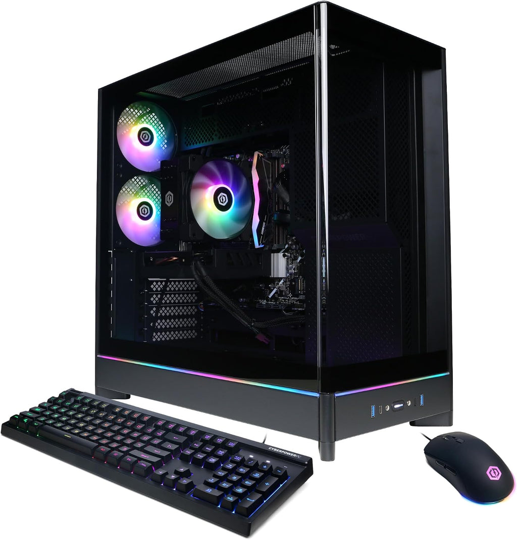 CyberPowerPC Gamer Xtreme VR Gaming PC, Intel Core Ultra 5 225F 3.3GHz, Arc B580 12GB, 16GB DDR5, 2TB PCIe 4.0 SSD, WiFi Ready & Windows 11 Home (GXiVR8060A33)