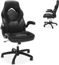 RESPAWN 3085 Ergonomic Gaming Chair for Adults, High Back Office Chair with Headrest and Flip Up Arms, Leather Racing Style Gaming Seat with Lumbar Support, Video Game Computer Desk Seat - Black