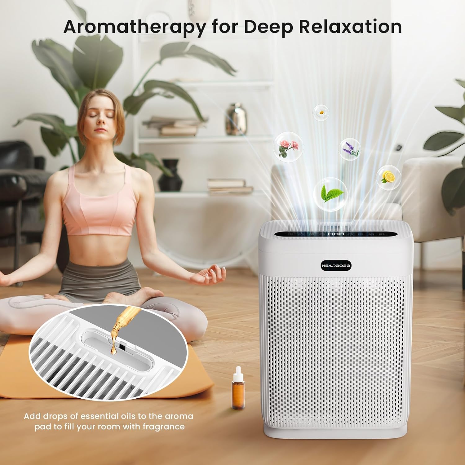 Air Purifiers for Home Large Room up to 3000sq.ft with Washable Filters, PM2.5 Air Quality Sensors, H13 HEPA Double-Sided 8X, Air Cleaner for Bedroom, Dust, Pets, Smoke, Pollon