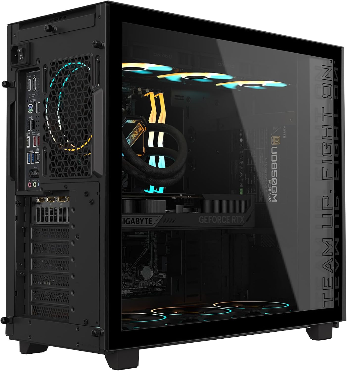 GIGABYTE AORUS Gaming Desktop PC, AMD Ryzen 7 9700X, RTX 5070 Ti, 32GB DDR5, 2TB SSD, Windows 11, AORUS Prime 5 AP5A7N7T-5000