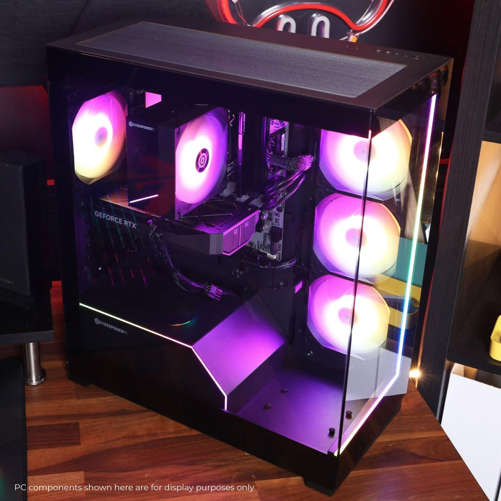 CyberPowerPC Gamer Master Gaming PC, AMD Ryzen 7 8700F 4.1GHz, GeForce RTX 5060 Ti 8GB, 16GB DDR5, 1TB PCIe 4.0 SSD, WiFi Ready & Windows 11 Home (GMA2900A3)