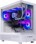 Skytech Gaming Azure 3 Gaming PC, AMD Ryzen 7 7800X3D 4.2GHz, NVIDIA RTX 5060 Ti 16GB VRAM, 1TB Gen4 NVMe SSD, 16GB DDR5 RAM 6000, 650W Gold PSU, 360 ARGB AIO, WI-FI 5, Windows 11, Desktop