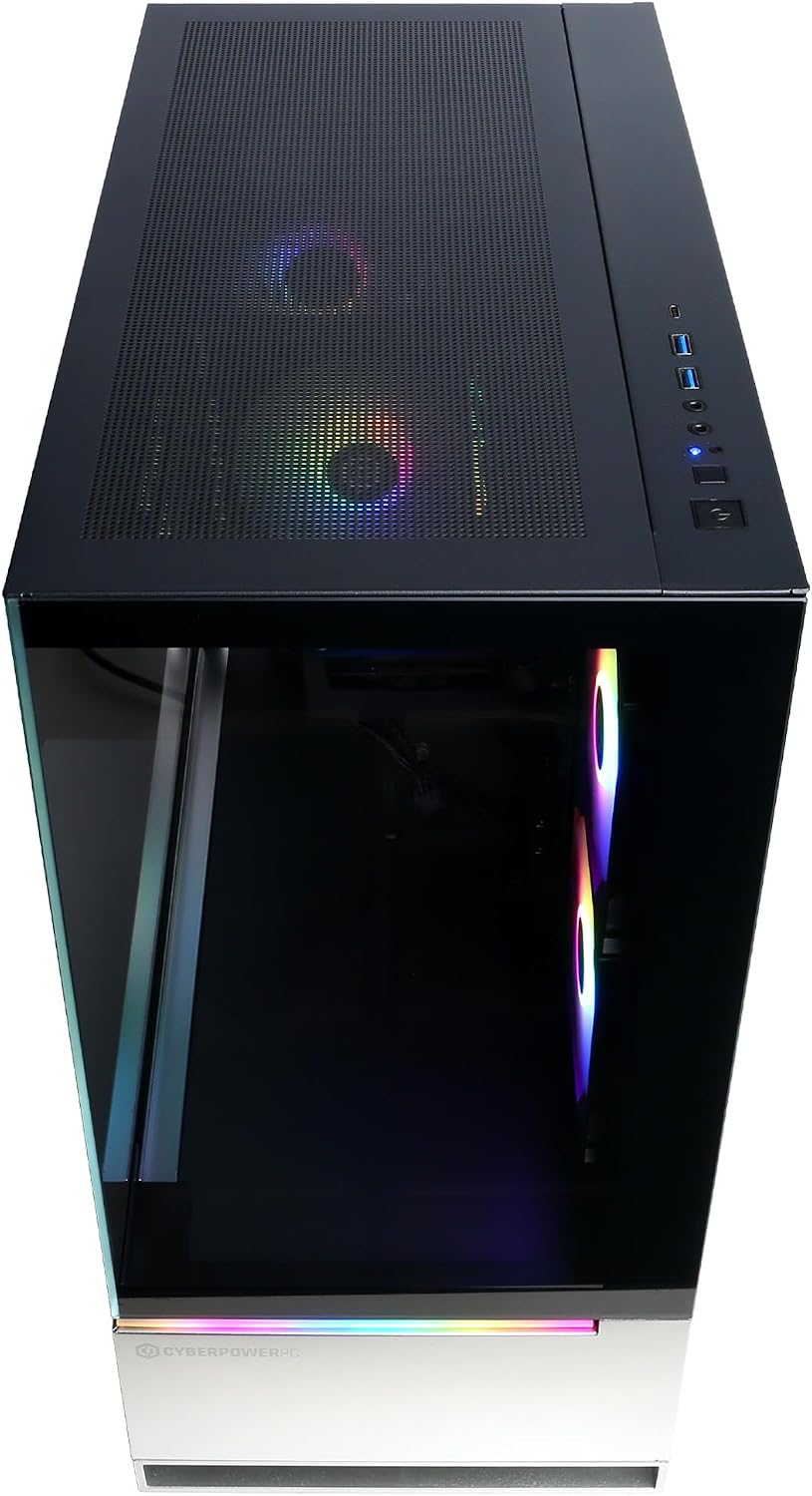 CyberPowerPC Gamer Master Gaming PC, AMD Ryzen 5 8400F 4.2GHz, GeForce RTX 5050 8GB, 16GB DDR5, 1TB PCIe 4.0 SSD, WiFi Ready & Windows 11 Home (GMAI6500A)