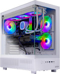 Skytech Gaming Azure 3 Desktop PC, Ryzen 7 9800X3D 4.7 GHz (5.2 GHz Turbo), NVIDIA RTX 5060 Ti 16GB, 1TB Gen4 NVMe SSD, 32GB DDR5 RAM 6000 RGB, 850W Gold ATX 3 PSU, 360mm ARGB AIO, Wi-Fi, Win 11
