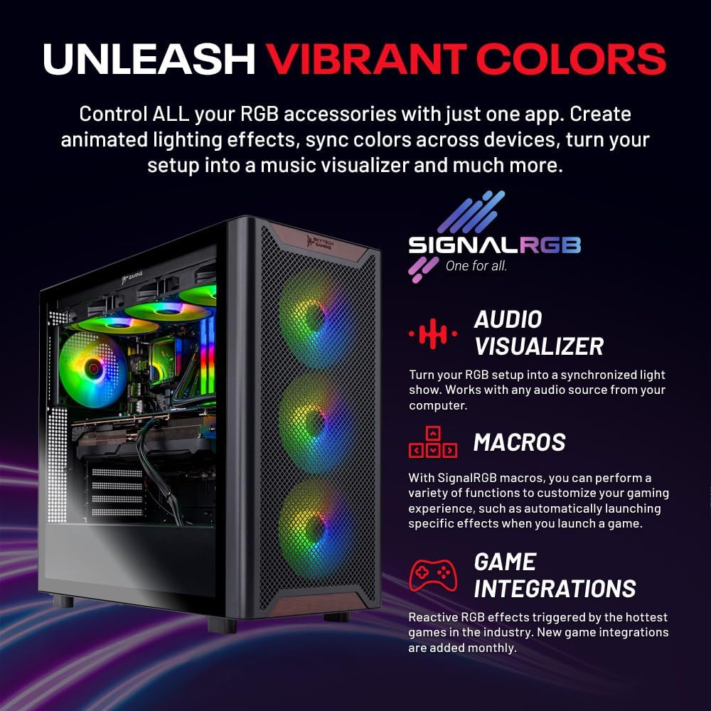 Skytech Gaming Chronos 3 Gaming PC, AMD Ryzen 5 5500 3.6GHz, AMD RX 9060 8GB VRAM, 1TB NVMe SSD, 16GB DDR4 RAM 3200, 650W Gold PSU, WI-FI 5, Windows 11, Desktop