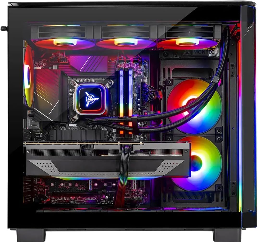 Skytech Gaming King 95 Desktop PC, Intel i7 14700F 2.1 GHz (5.3GHz), NVIDIA RTX 5070 Ti 16GB, 2TB Gen4 NVMe SSD, 32GB DDR5 RAM 6000 RGB, 850W Gold PSU, 360mm ARGB AIO, Wi-Fi, Win 11