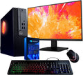 Dell Optiplex Computer PC w/RGB Lighting | Windows 11 Pro | Ultra Fast Intel i5-8500 | 16GB RAM 1TB SSD | Renewed 22' LCD | Home or Office Computer | 5G WiFi + BT (Renewed)