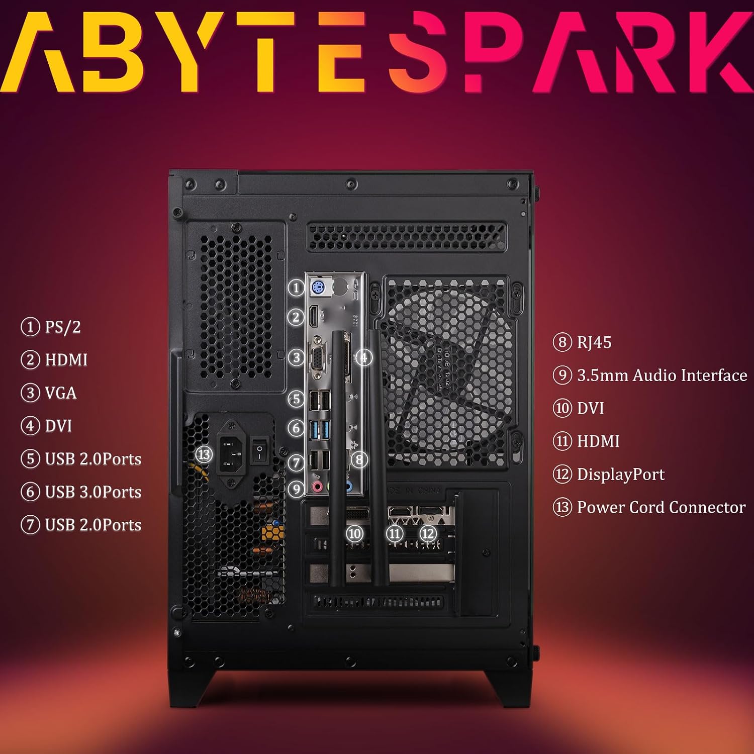 Prebuilt Gaming PC Desktop Computer,Intel Core i7 Desktop,Operating at A Frequency of 3.4-3.9 GHz,RX590 Graphics Card with 8GB GDDR5 Video Memory,16GB RAM, 512G SSD,WiFi 5.0,RGB Fan x5