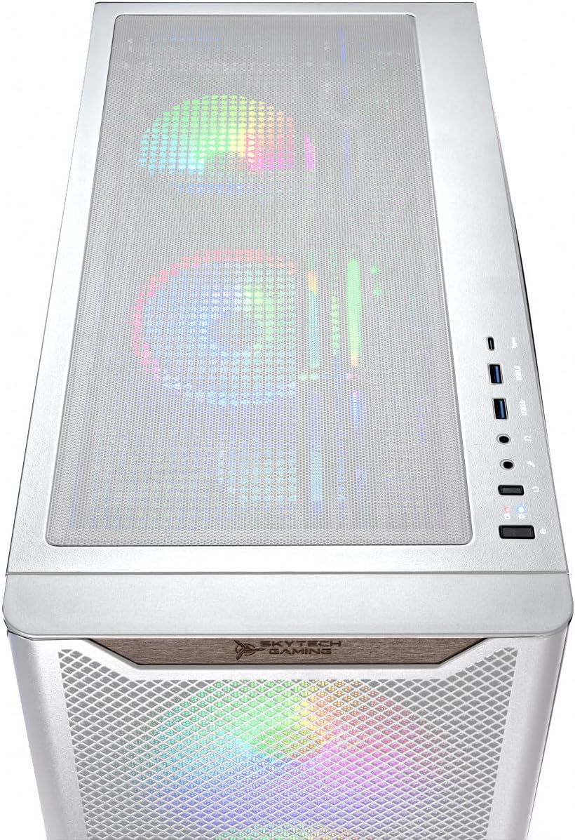 Skytech Gaming Chronos 3 Desktop PC, Ryzen 7 9800X3D 4.7 GHz (5.2 GHz), NVIDIA RTX 5080 16GB, X670 Board, 2TB Gen4 NVMe SSD, 32GB DDR5 RAM 6000 RGB, 850W Gold ATX 3 PSU, 360mm ARGB AIO, Wi-Fi, Win 11