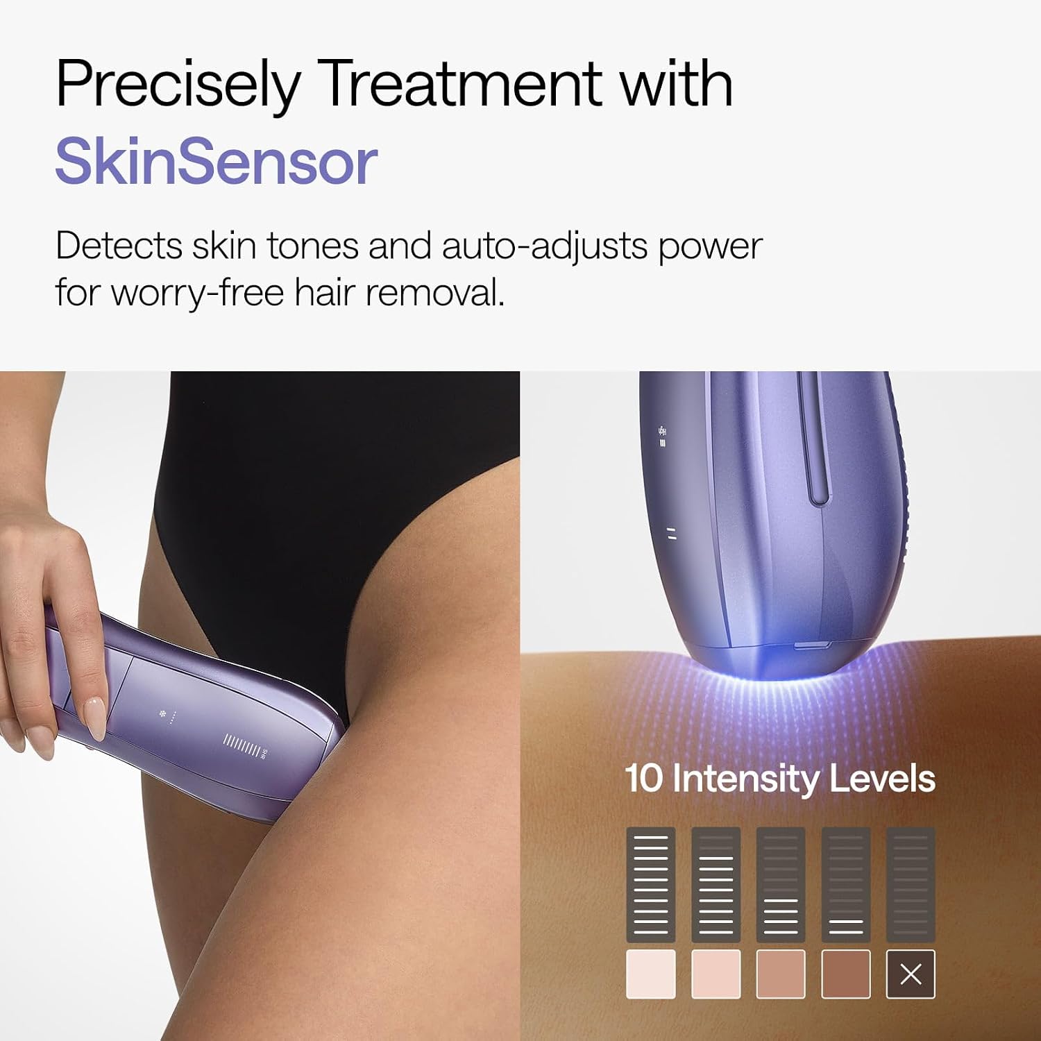 Ulike Laser Hair Removal Device Air 10 Ipl Gift for Women and Men, Ice cool and Permanent hair Reduction for Nearly Painless, Dual Lights, Skin Sensor & USHR Mode Hair Removal in 10mins from Home