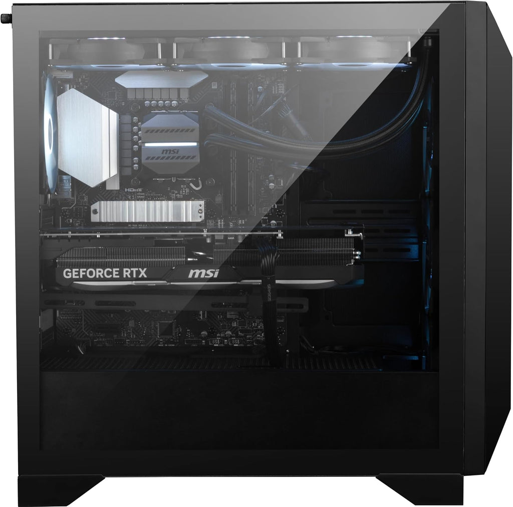 msi Aegis ZS2 Gaming Desktop: AMD Ryzen R9-7900X, GeForce RTX 4070 Super, 32GB DDR5, 2TB M.2 NVMe, Liquid Cooling, 80+ Gold PSU, WiFi 6E, Keyboard & Mouse, DIY Friendly, Windows 11 Home: B7NUE-853US