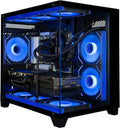 Panorama RTX 5060 Ti, Intel 24-Core i9-14900KF Processor, 32GB DDR5 RAM, 1TB NVMe Gen4 SSD, WiFi 6E + BT, RGB Gamer Keyboard + Mouse, HDMI+DP, Windows 11 Pro, Prebuilt Gaming PC Desktop Tower Computer