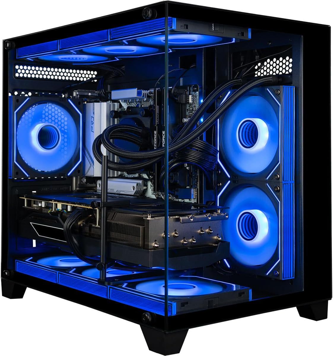 Panorama RTX 5070, 24-Core i9-14900KF, 32GB DDR5 RAM, 1TB NVMe Gen4 SSD, Liquid Cooled Gaming Desktop PC w/Windows 11 Pro, 3-Year Warranty, RGB Keyboard+Mouse, Internal Wi-Fi 6E, 3X DP & HDMI