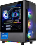 Skytech Gaming Shadow Desktop PC, Intel i7 14700F 2.1 GHz (5.3GHz Turbo), NVIDIA RTX 5060 Ti 16GB, 1TB Gen4 NVMe SSD, 16GB DDR5 RAM 5200, 650W Gold PSU, 360mm ARGB AIO, Wi-Fi, Win 11