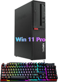 Lenovo ThinkCentre M710S SFF PC Desktop, Win 11 Pro, Intel 6100 3.7GHz, 8GB DDR4 RAM, 256GB SSD, Keyboard & Mouse, WiFi (Renewed)