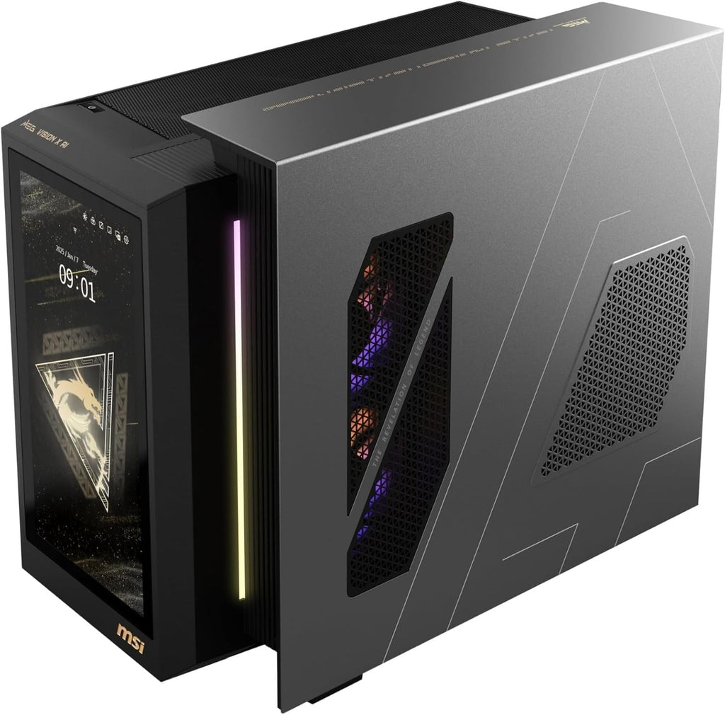 [2025] MSI MEG Vision X AI 2NVZ9-045US (Intel Core Ultra 9 285K, 192GB DDR5 RAM, 2X 2TB NVMe SSD, NVIDIA GeForce RTX 5090, Windows 11 Pro) Gaming Desktop PC