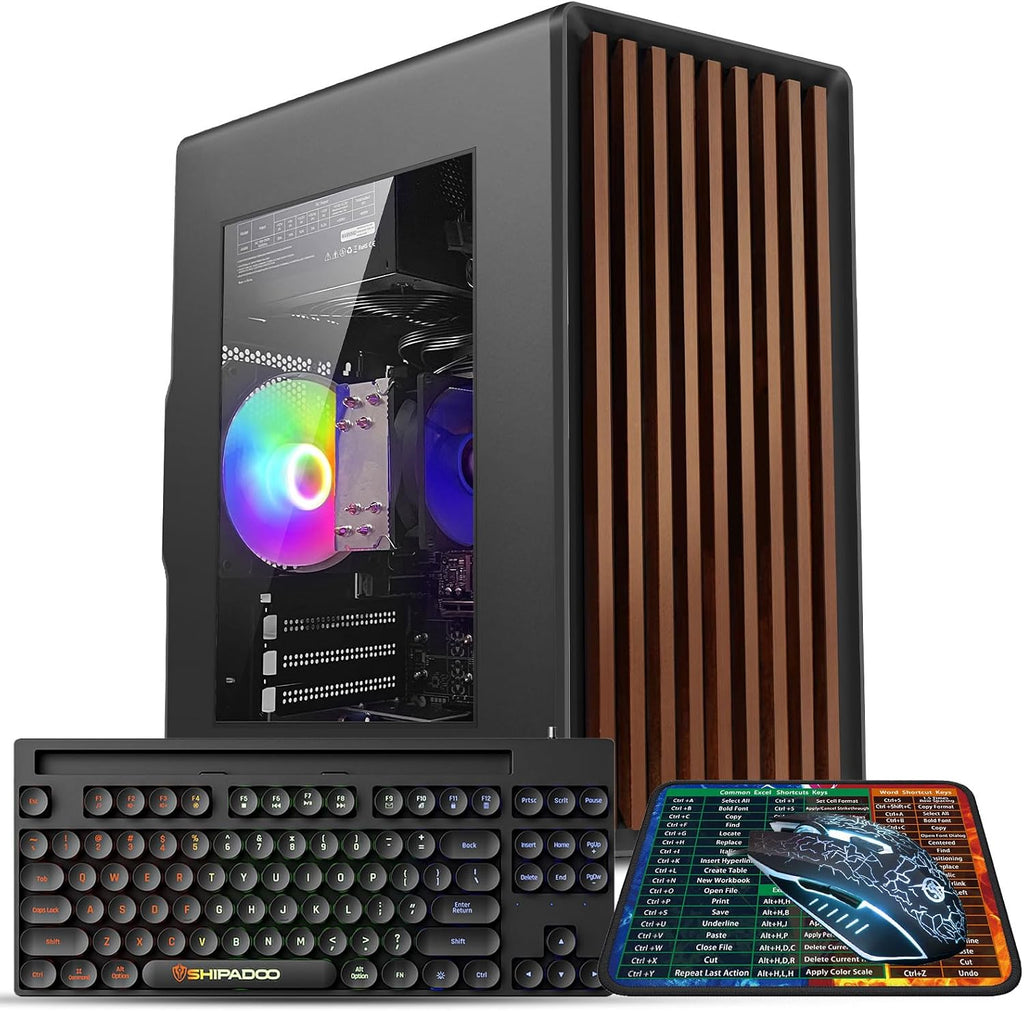 Business Desktop PC, Intel Core i7-4770 3.4GHz, 16GB DDR3, 512GB SSD, WiFi 6.0, Prebuilt Windows 11 Home Tower for Home Office & Study