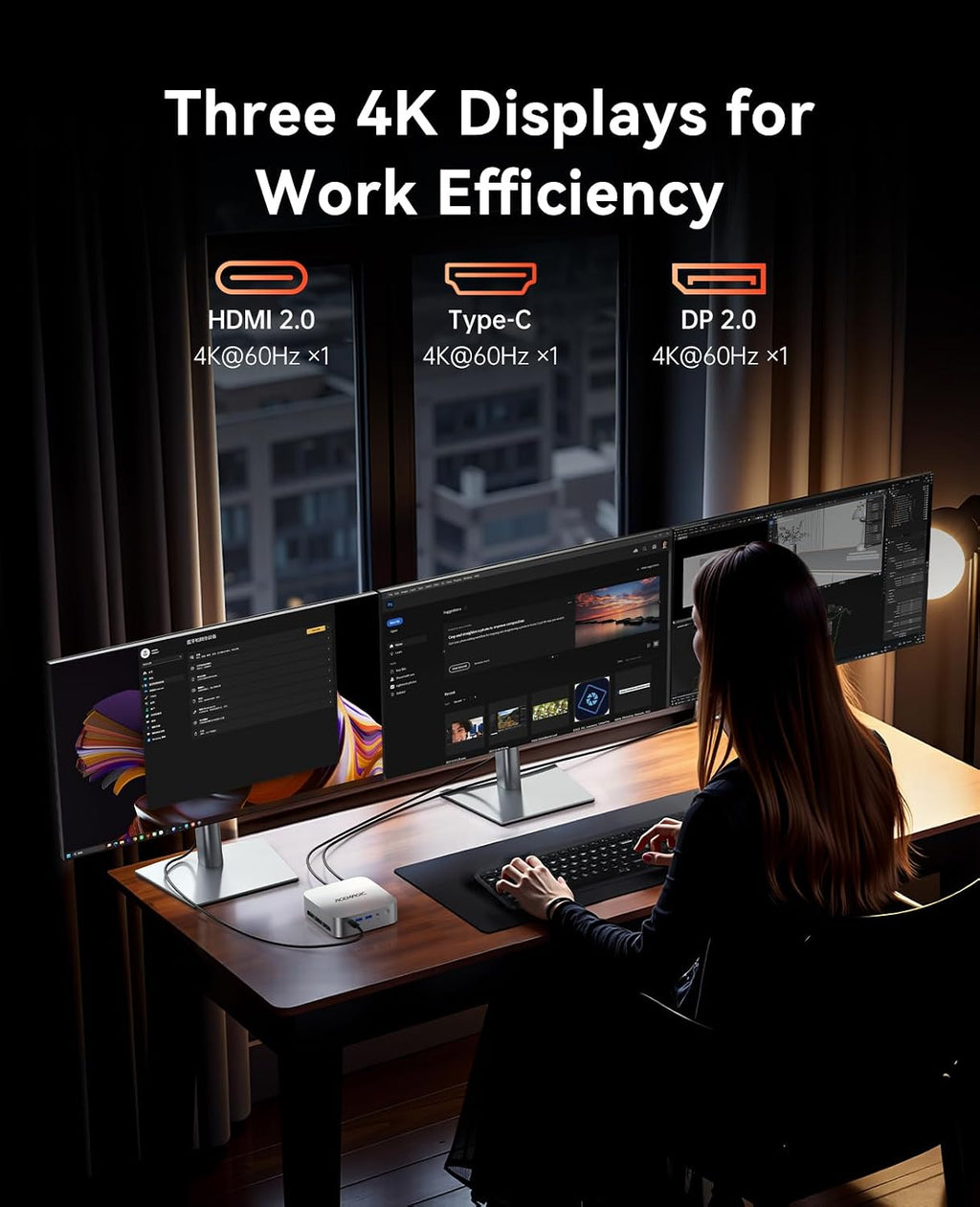 ACEMAGICIAN M1 Mini PC AMD Ryzen 7 7735HS 24GB LPDDR5 512GB PCle SSD Mini Computers(8C/16T, up to 4.75GHz), Windows 11 Pro Radeon 680M 4K Triple Display Desktop Computer 3.2Type-C/LAN 2.5G/BT5.2/WiFi6
