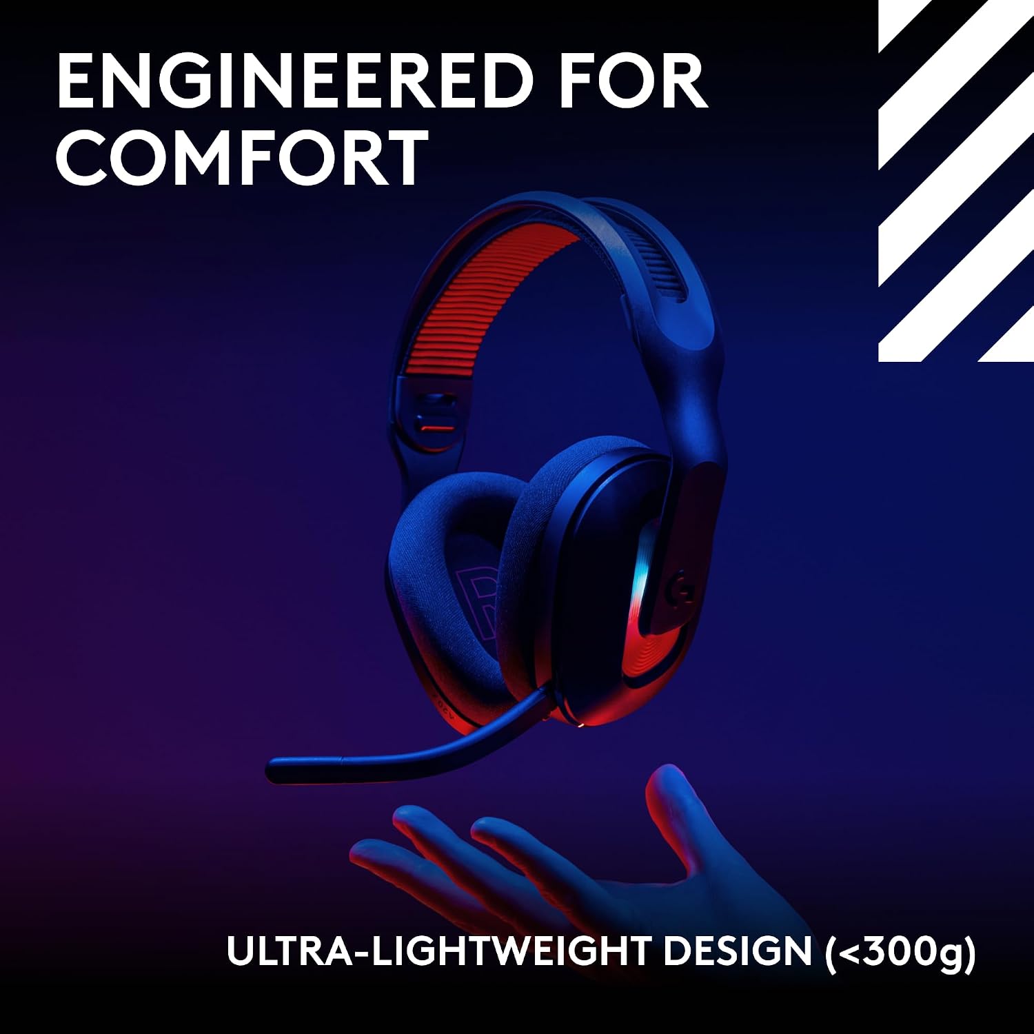 Logitech G Astro A20 X Lightspeed Wireless Gaming Headset for PS5, Xbox, Nintendo Switch/Switch 2, PC with 2-System PLAYSYNC Audio, Bluetooth, LIGHTSYNC RGB, and 48 kHz Boom Mic - Black