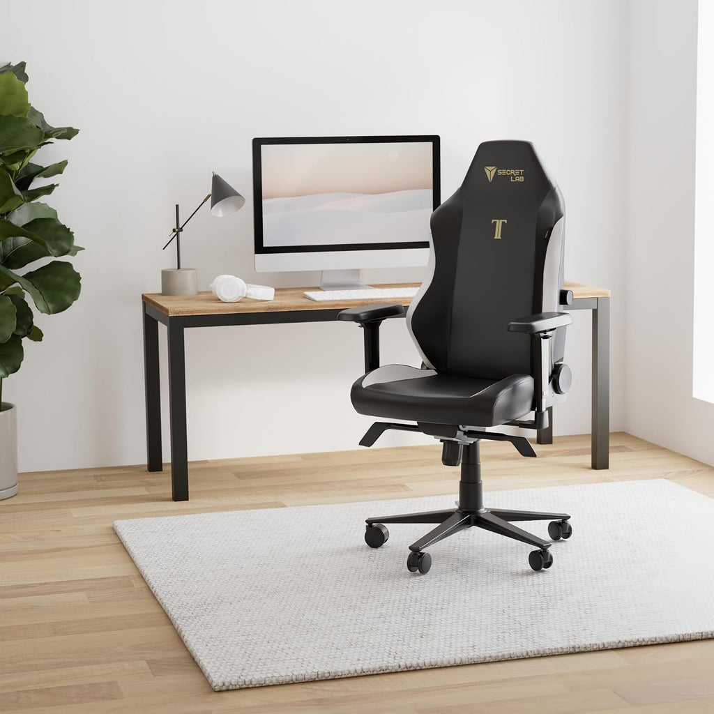 Secretlab Titan Evo Classic Gaming Chair - Reclining, Ergonomic & Heavy Duty Computer Chair with 4D Armrests, Magnetic Head Pillow & Lumbar Support - Big and Tall 395 lbs - Black - Leatherette