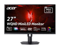 acer Nitro 27' WQHD 2560 x 1440 Gaming IPS MiniLED Monitor | AMD FreeSync Premium | 320Hz Refresh Rate | Up to 0.5ms | AdobeRGB 99% | 1 x Display Port 1.4 & 2 x HDMI 2.1 Ports | XV275U F3biipprx