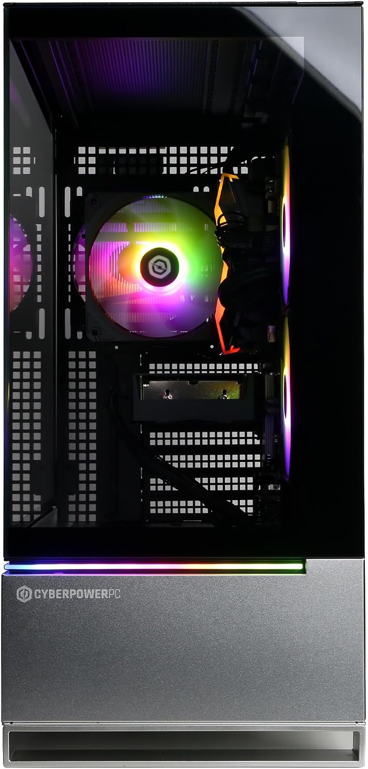 CyberPowerPC Gamer Master Gaming PC, AMD Ryzen 5 8400F 4.2GHz, GeForce RTX 5050 8GB, 16GB DDR5, 1TB PCIe 4.0 SSD, WiFi Ready & Windows 11 Home (GMAI6500A)