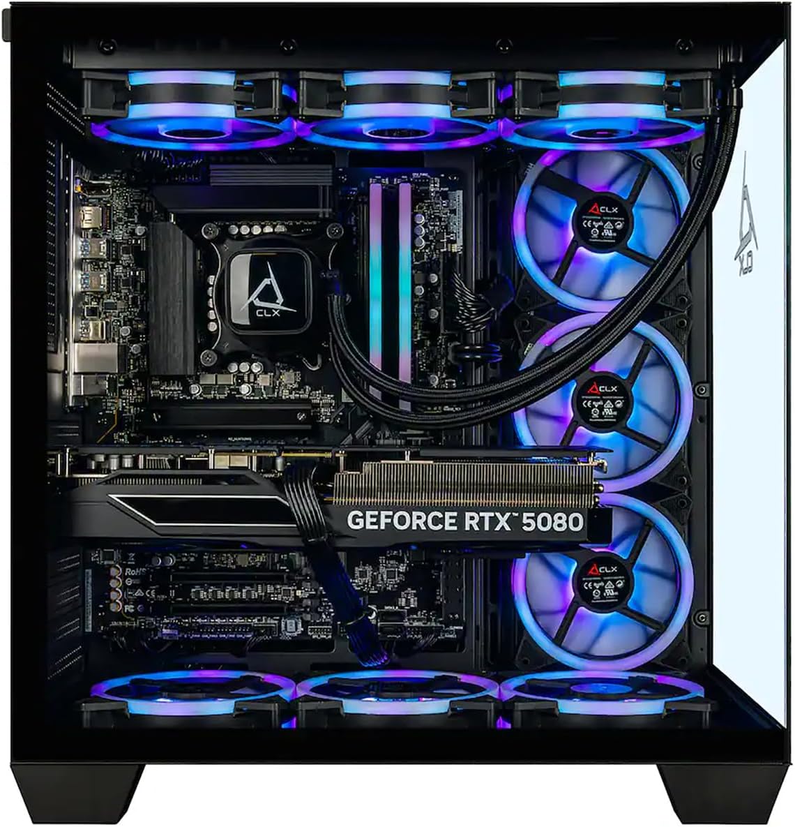CLX Set Gaming PC - Intel Core Ultra 9 285K 3.7GHz, GeForce RTX 5080, 2TB NVMe M.2 SSD, 32GB DDR5 RGB Memory, 360mm AIO, WiFi, Windows 11 Home, AI Ready