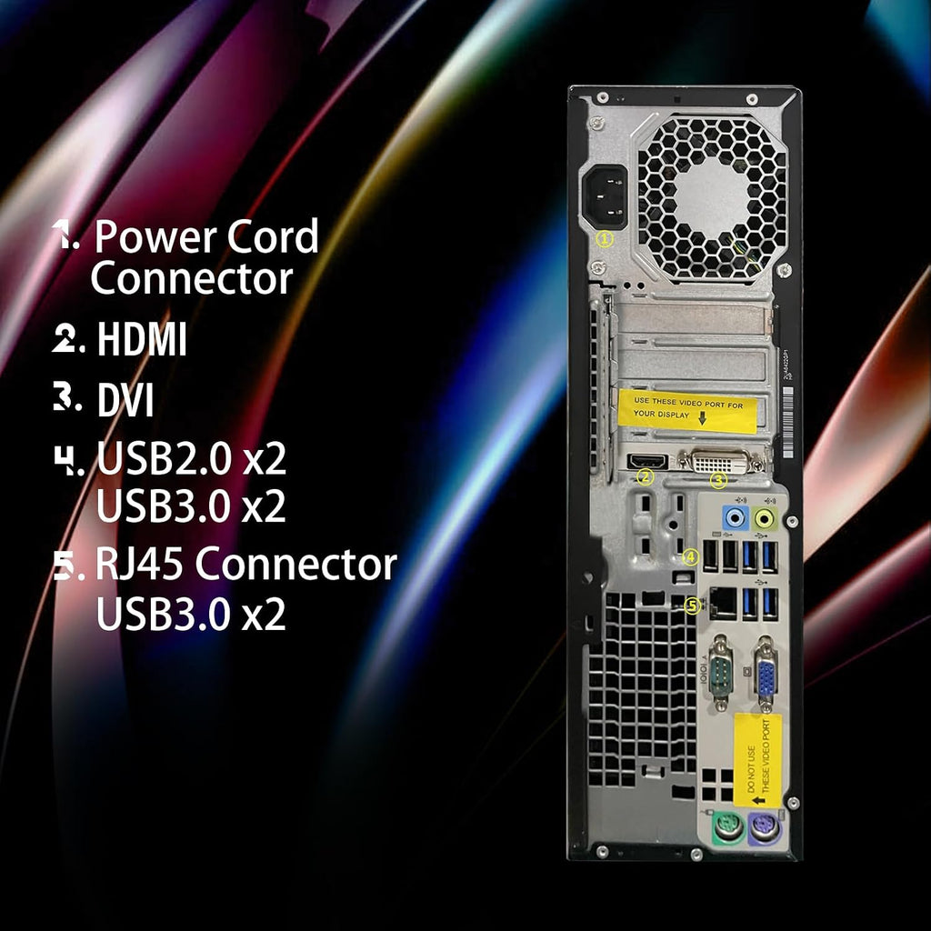 HP RGB Gaming Desktop Computer, Intel Quad Core I5-6500 up to 3.6G, Radeon RX 550 4G, 16GB DDR4, 1TB SSD, RGB Keyboard & Mouse, 600M WiFi & BT 5.0, Windows 11 (Renewed)