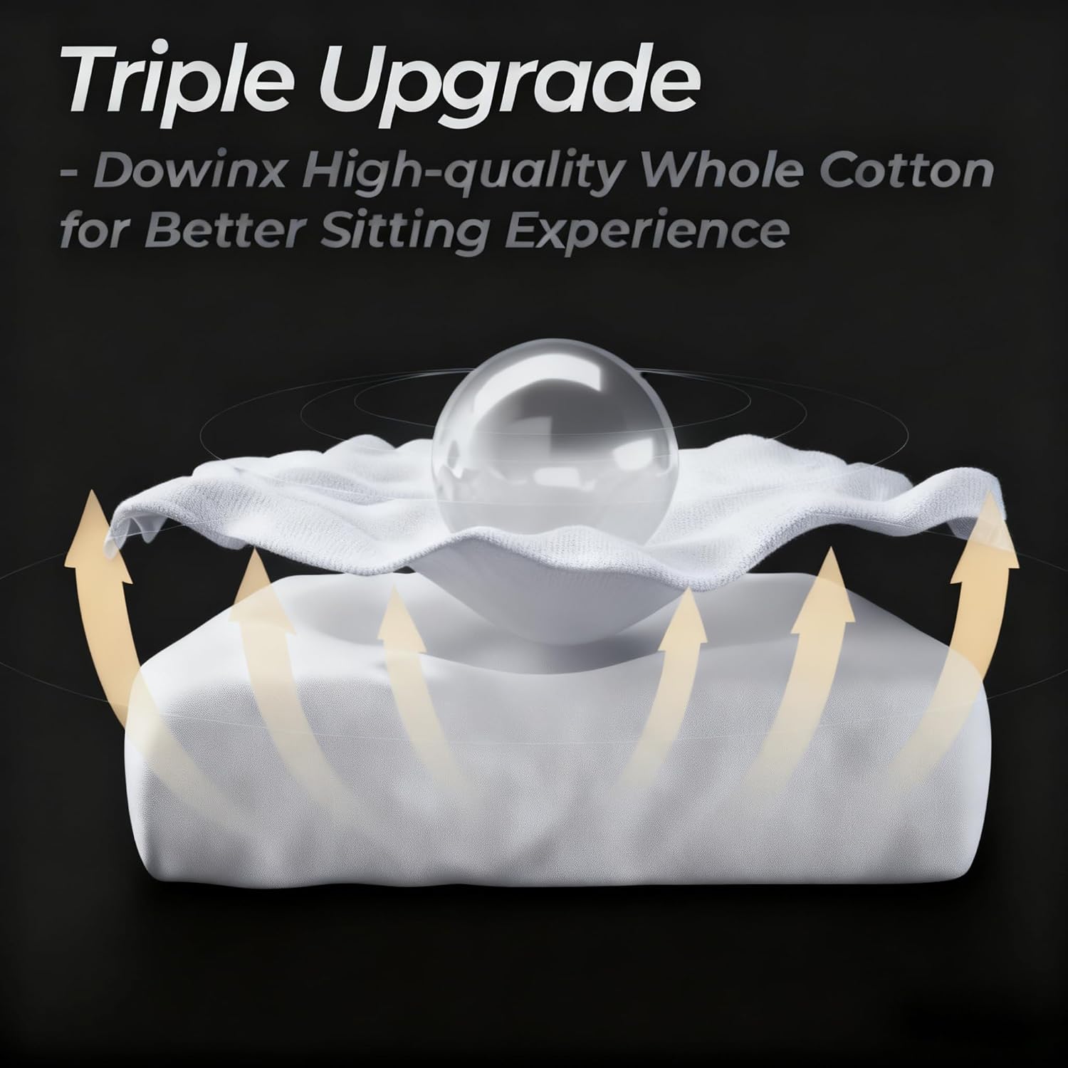 Dowinx Big and Tall Gaming Chair with Suede Fabric Breathable, Game Chairs for Adults with Oversized Thick Seat for 440lbs, Ergonomic Gamer Chair for Streaming & Long Gaming Sessions, Light White