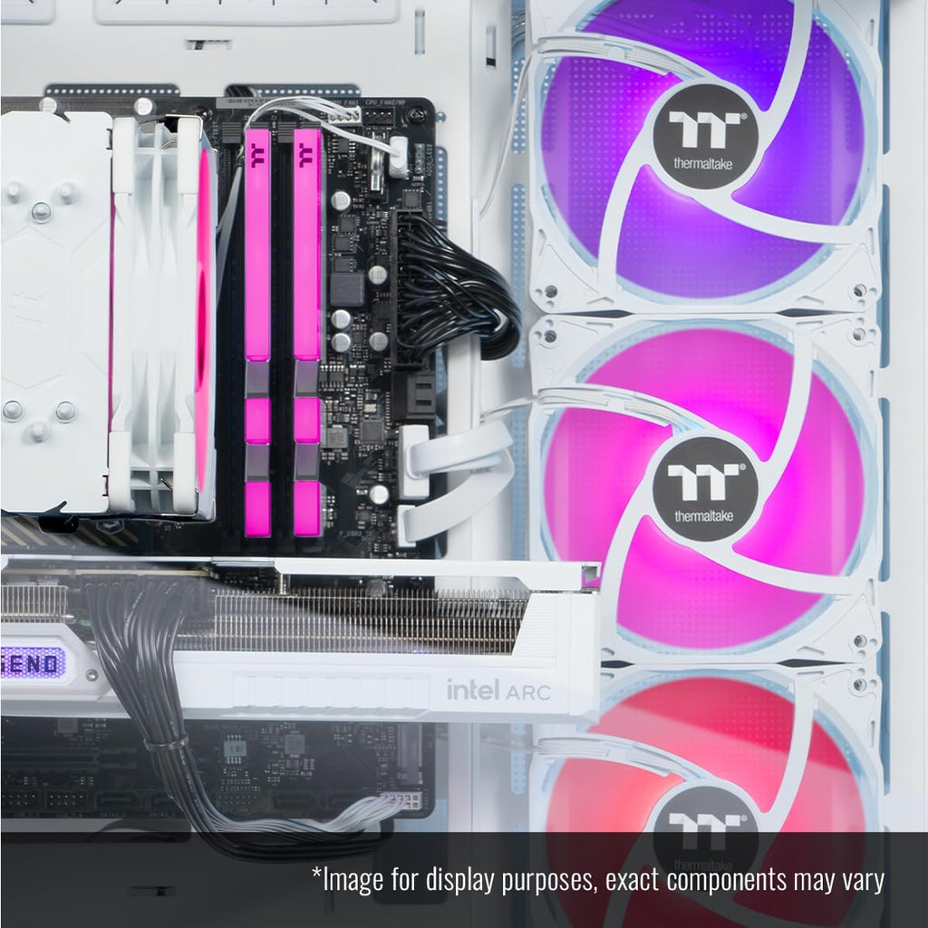 Thermaltake LCGS View i1258S-380 Gaming Desktop (Intel® Core™ i5-12600KF, ToughRam 16GB DDR4 3600Mhz RGB Memory, Intel® Arc™ B580, 1TB NVMe M.2, WiFi, Windows 11) V38S-B760-B58-LCS